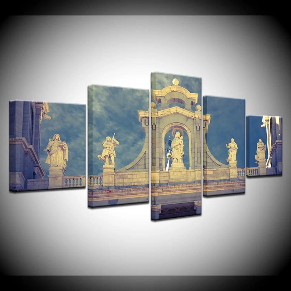 Canvas Painting 5 statue in gate landscape 5 Pieces Wall Art Painting Modular Wallpapers Poster Print for living room Home Decor
Canvas Painting 5 statue in gate landscape 5 Pieces Wall Art Painting Modular Wallpapers Poster Print for living room Home Decor