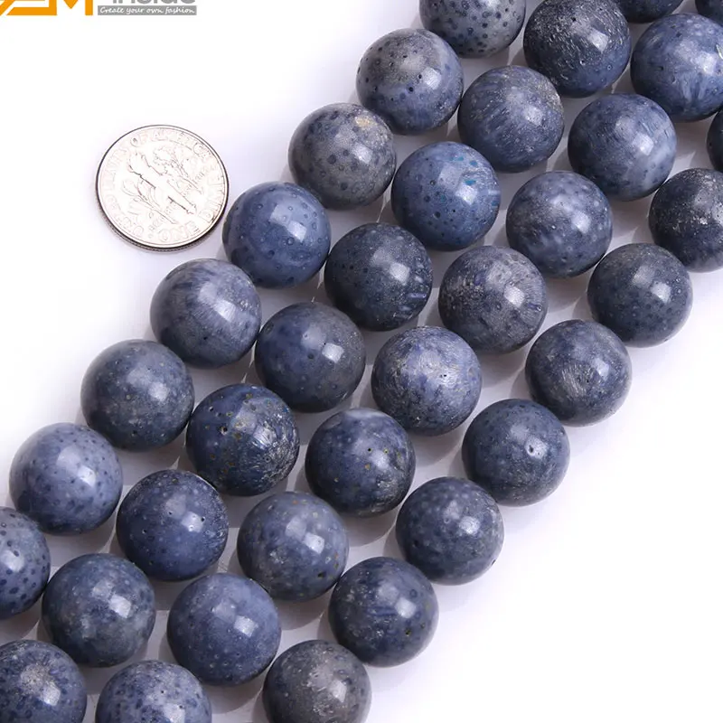 Gem-inside Natural Round Blue Coral Beads For Jewelry Making 14mm 15inches DIY Jewellery
Gem-inside Natural Round Blue Coral Beads For Jewelry Making 14mm 15inches DIY Jewellery