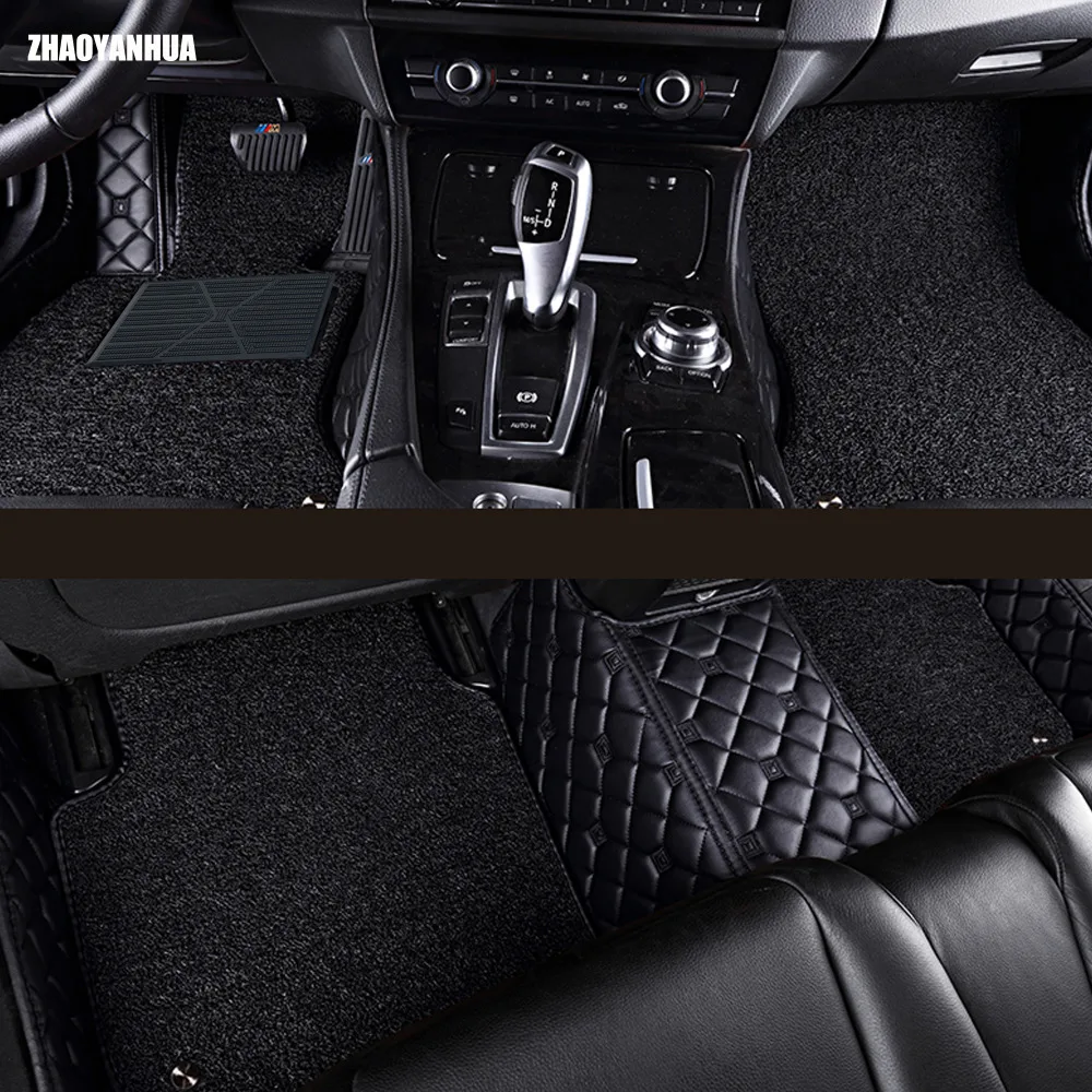 Коврики автомобильные под заказ специально для Audi A7 S7 A1 A3 A4 A5 A6 A8 A8L Q3 Q5 Q7 5D кожаные