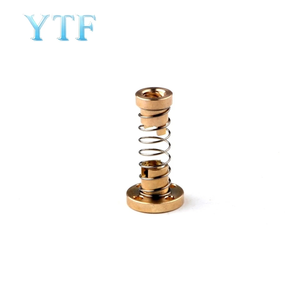 10pcs 3D Printer Parts T8 Anti Backlash Spring Loaded Elimination Gap Nut for 8mm Acme Threaded Rod
10pcs 3D Printer Parts T8 Anti Backlash Spring Loaded Elimination Gap Nut for 8mm Acme Threaded Rod