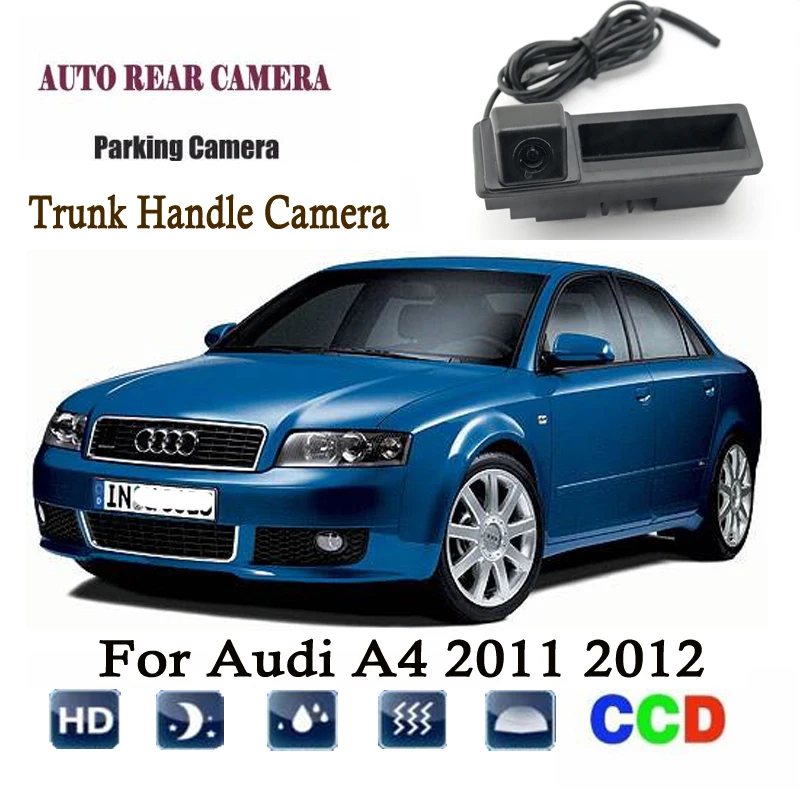 Car Rear View Camera For Audi A4 2011 2012 Instead of Original Factory Trunk Handle Camera / Reversing camera Backup
Car Rear View Camera For Audi A4 2011 2012 Instead of Original Factory Trunk Handle Camera / Reversing camera Backup