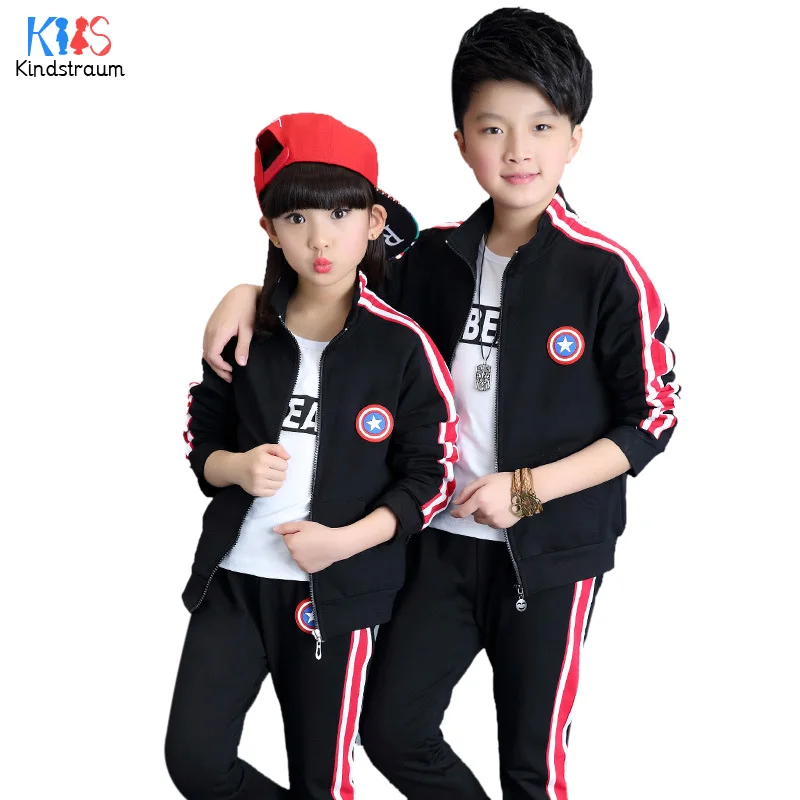 Kindstraum Boys & Girls Cotton Clothing Suits Children Spring Solid Coats + Trousers Wear Brand Soft Sports Sets for Kids,RC1674
Kindstraum Boys & Girls Cotton Clothing Suits Children Spring Solid Coats + Trousers Wear Brand Soft Sports Sets for Kids,RC1674