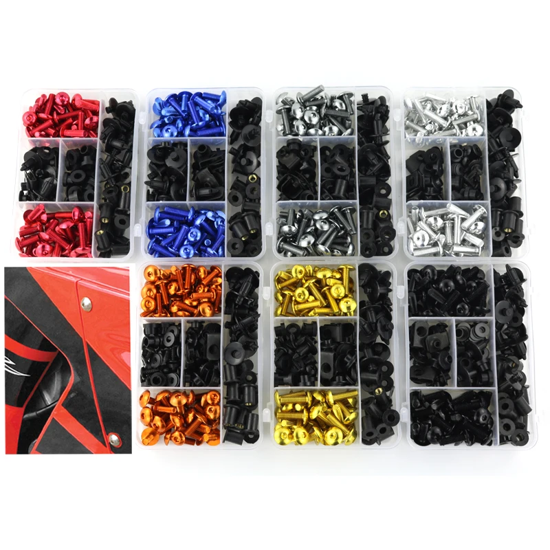 Fit For Honda VTR 1000 RC51 VTR1000F VFR 750 800 VFR1200F M5 M6 Complete Fairing Bolts Kit Speed Nuts Fairing Clips
Fit For Honda VTR 1000 RC51 VTR1000F VFR 750 800 VFR1200F M5 M6 Complete Fairing Bolts Kit Speed Nuts Fairing Clips