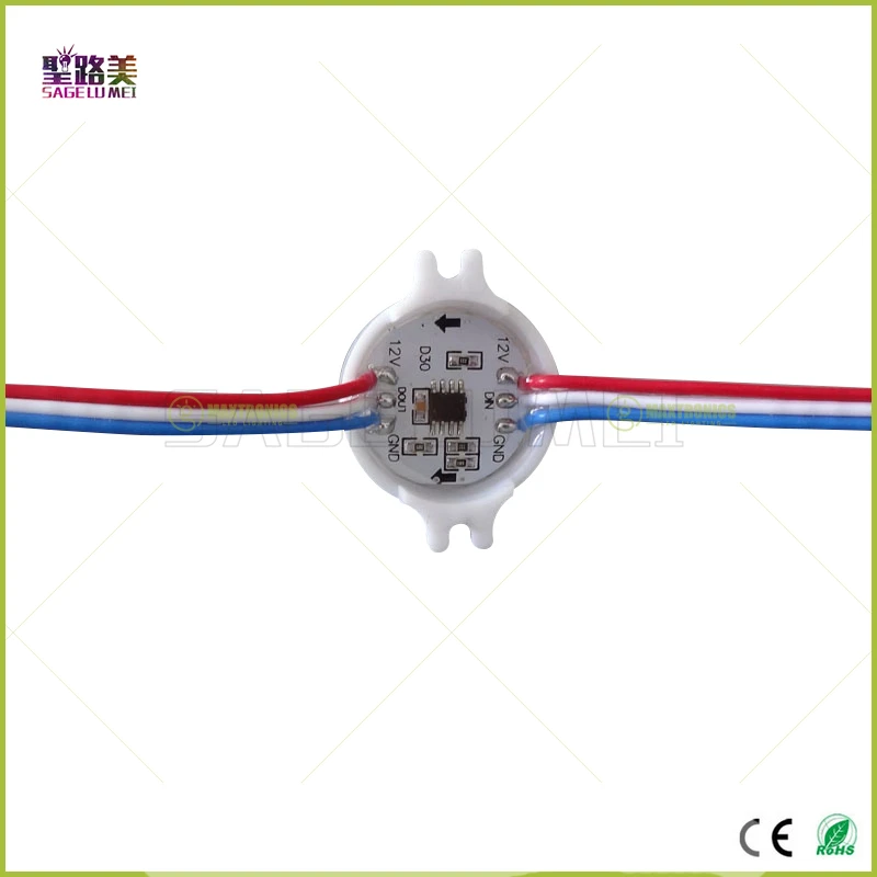 200pcs 30mm Diameter transparent /milky cover led Pixel Module Waterproof IP68 DC12V WS2811IC 3led 5050 RGB Full Color led Point
200pcs 30mm Diameter transparent /milky cover led Pixel Module Waterproof IP68 DC12V WS2811IC 3led 5050 RGB Full Color led Point