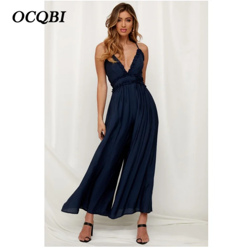 Plus Size 2019 Casual Vintage Bandage Jumpsuit Womens Sexy Playsuits Summer Beach Women Jumpsuit
Plus Size 2019 Casual Vintage Bandage Jumpsuit Womens Sexy Playsuits Summer Beach Women Jumpsuit