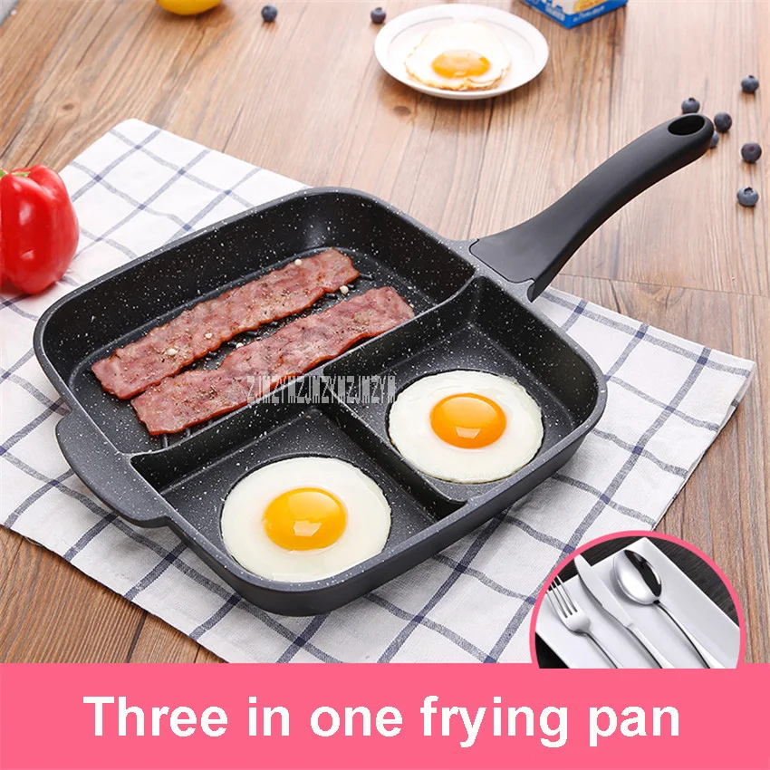 New High Quality A376 3 In 1 Breakfast Frying Pan Professional Steak Fried Pot Casting General Use Cooking Utensils 25 * 27 cm
New High Quality A376 3 In 1 Breakfast Frying Pan Professional Steak Fried Pot Casting General Use Cooking Utensils 25 * 27 cm