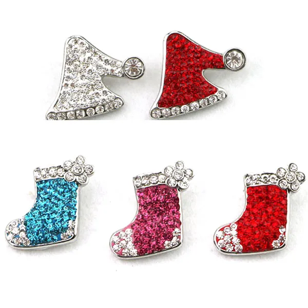 Factory wholesale high quality Christmas Ginger Snap Buttons Full Rhinestone Xmas Stocking Hat Metal Button Charm Jewelry Gift
Factory wholesale high quality Christmas Ginger Snap Buttons Full Rhinestone Xmas Stocking Hat Metal Button Charm Jewelry Gift
