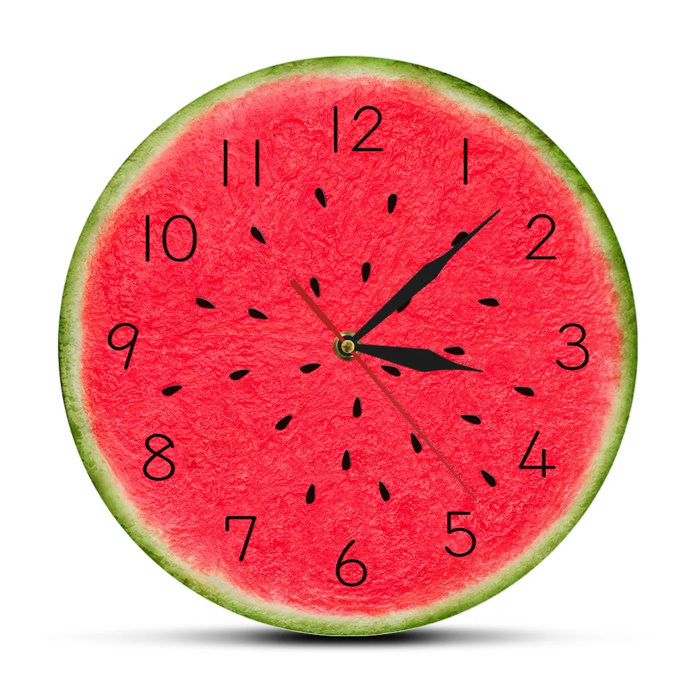 Summer Time Watermelon Modern Wall Clock With Numbers Tropical Kitchen Wall Art Decor Fruit Style Silent Quartz Round Wall Clock
Summer Time Watermelon Modern Wall Clock With Numbers Tropical Kitchen Wall Art Decor Fruit Style Silent Quartz Round Wall Clock