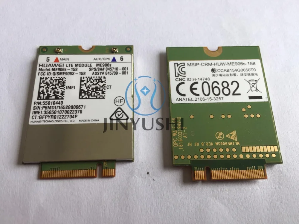 Модуль JINYUSHI для ME906S ME906S-158 lt4132 SPS 845710-001 3G 4G LTE 150M CAT4, заменить ME906E
Модуль JINYUSHI для ME906S ME906S-158 lt4132 SPS 845710-001 3G 4G LTE 150M CAT4, заменить ME906E