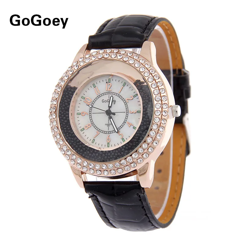 New Luxury Brand Leather Crystal Quartz Watch Women Ladies Fashion Casual Bracelet Wristwatches Clock
New Luxury Brand Leather Crystal Quartz Watch Women Ladies Fashion Casual Bracelet Wristwatches Clock