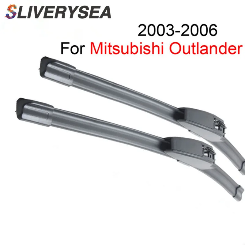 Лезвия стеклоочистителя SLIVERYSEA для Mitsubishi Outlander 2003 2006 22 "+ 19" высокое качество