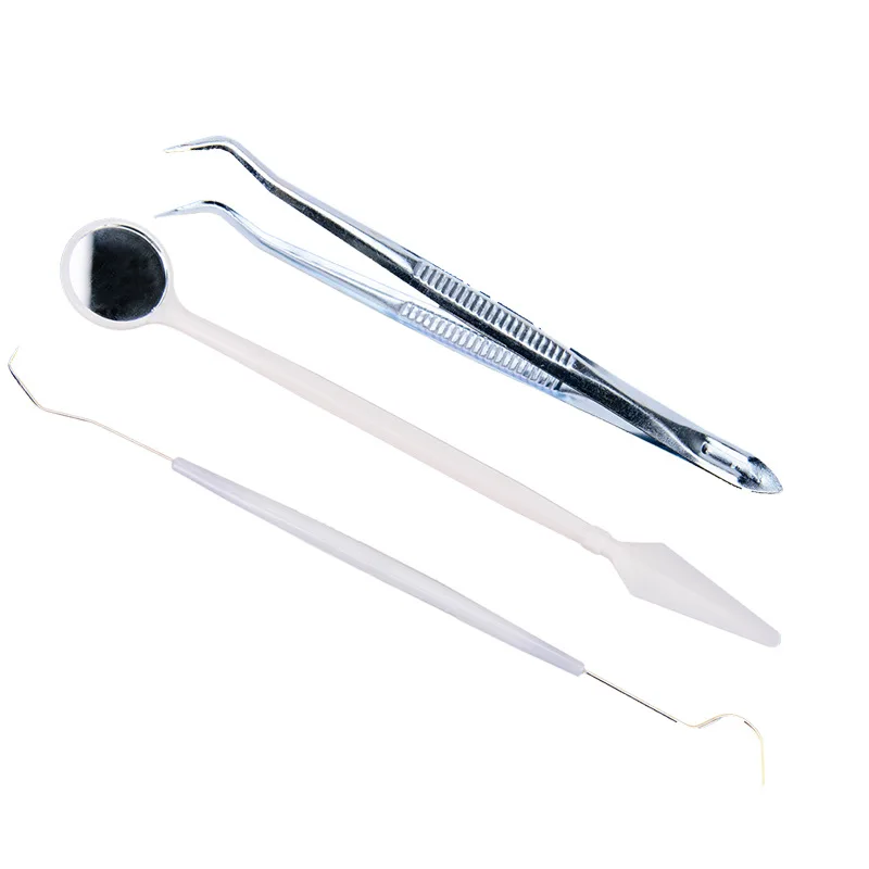 100sets Disposable Dental Kit Dental Examination Instrument Kit Mirror Explorer Pliers 8pcs/set
100sets Disposable Dental Kit Dental Examination Instrument Kit Mirror Explorer Pliers 8pcs/set