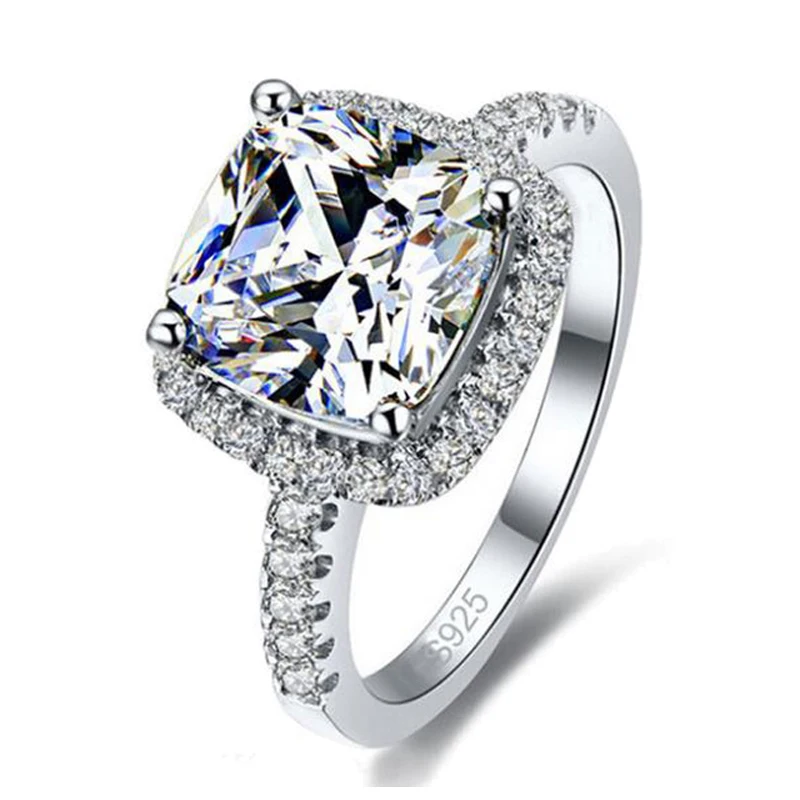 New Arrival 925 Sterling Silver Elegance Square Cubic Zirconia Finger Rings Crystal Jewelry Gift For Women Men Wedding
New Arrival 925 Sterling Silver Elegance Square Cubic Zirconia Finger Rings Crystal Jewelry Gift For Women Men Wedding