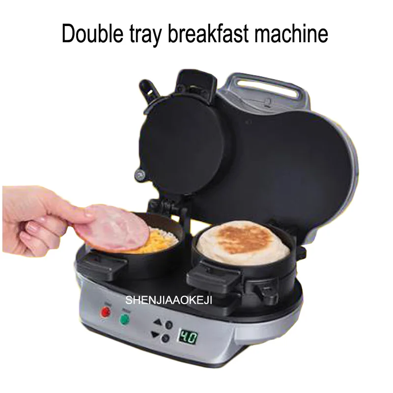 25490-CN Double tray breakfast machine Home Hamburg machine Multifunction Electric baking pan sandwich machine 220V 1000W 1PC
25490-CN Double tray breakfast machine Home Hamburg machine Multifunction Electric baking pan sandwich machine 220V 1000W 1PC