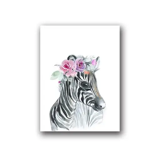 Cartoon Nordic Giraffe Tiger Elephant Animal Posters And Prints Wall Pictures Baby Kids Room Decor Head With Flowers Painting
Cartoon Nordic Giraffe Tiger Elephant Animal Posters And Prints Wall Pictures Baby Kids Room Decor Head With Flowers Painting