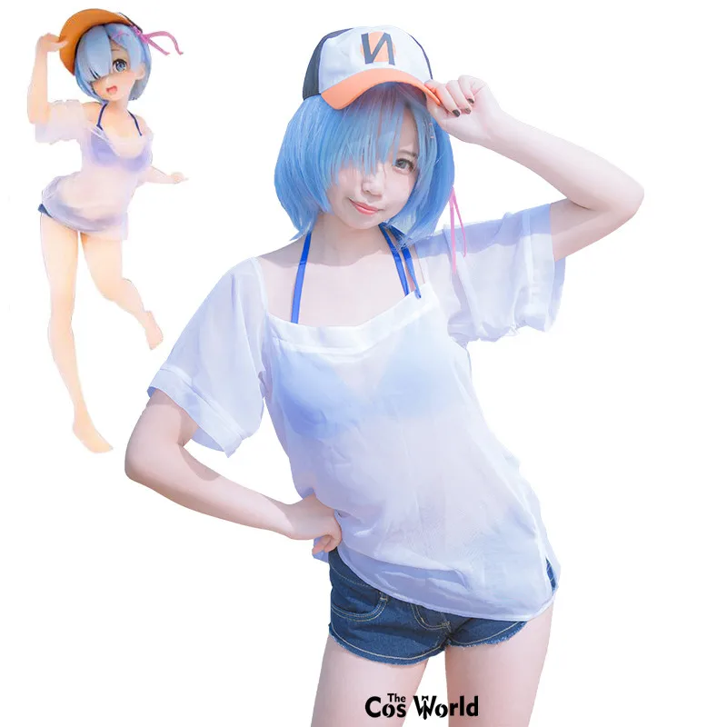Re Zero Kara Hajimeru Isekai Seikatsu Remu Swimsuit Swimwear Bathing Suit Tube Tops Shorts Outfit Anime Cosplay Costumes
Re Zero Kara Hajimeru Isekai Seikatsu Remu Swimsuit Swimwear Bathing Suit Tube Tops Shorts Outfit Anime Cosplay Costumes