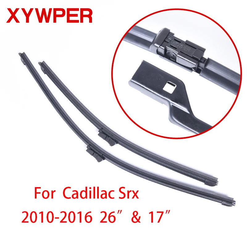 XYWPER Wiper Blades for Cadillac Srx 2010 2011 2012 2013 2014 2015 2016 26"+17"Car Accessories Soft Rubber car windscreen wipers
XYWPER Wiper Blades for Cadillac Srx 2010 2011 2012 2013 2014 2015 2016 26"+17"Car Accessories Soft Rubber car windscreen wipers