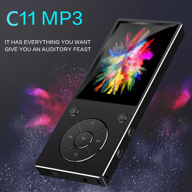 Bluetooth новейший RUIZU C11 MP4 плеер 8 Гб 1 дюймов экран музыкальный динамик