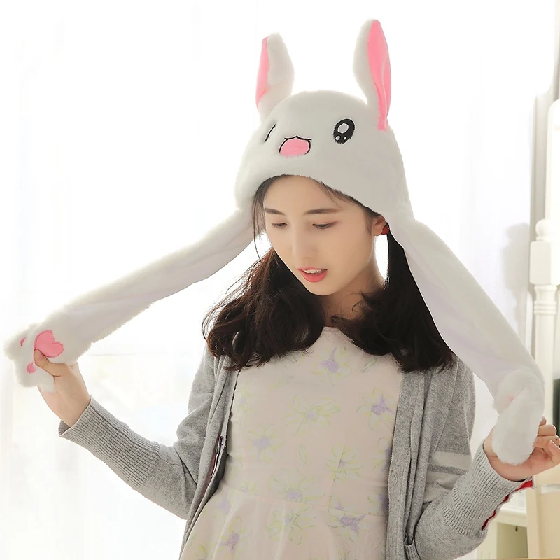 Ear Movable Easter Bunny Rabbit Hat Plush Toy Gift Funny Toys For Children Easter Toy
Ear Movable Easter Bunny Rabbit Hat Plush Toy Gift Funny Toys For Children Easter Toy
