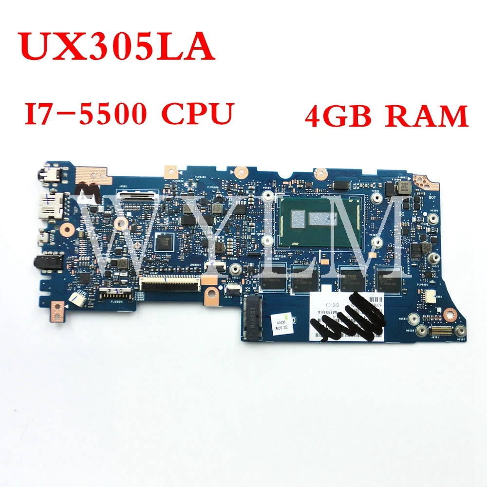 UX305LA I7-5500 CPU 4GB RAM mainboard REV2.1 For ASUS UX305L UX305LA Laptop motherboard 90NB08T0-R00070 100%Tested free shipping
UX305LA I7-5500 CPU 4GB RAM mainboard REV2.1 For ASUS UX305L UX305LA Laptop motherboard 90NB08T0-R00070 100%Tested free shipping