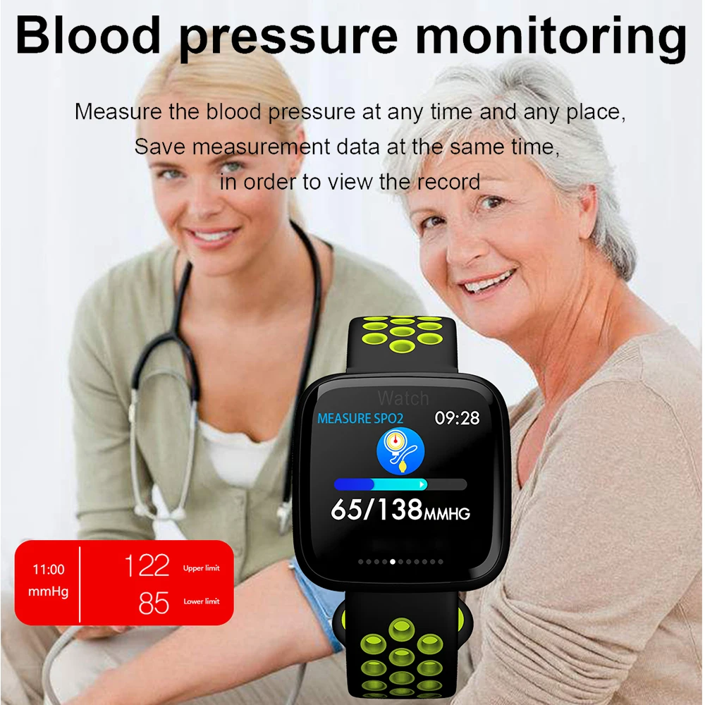SCELTECH F15 Smart Watch Blood Pressure Heart Rate Monitor Bracelet IP67 Waterproof Activity Tracker Smartwatch Remote Control |