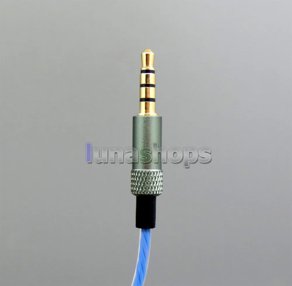

100pcs Mic Remote OFC Copper Earphone Cable For Shure se535 se846 5 6 8 BA Armature MMCX LN006203