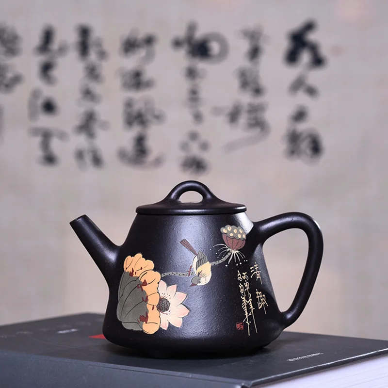 recommended quality goods by manual undressed ore black mud mud painting kaolinite zhu ladle pot of kung fu tea tea set
recommended quality goods by manual undressed ore black mud mud painting kaolinite zhu ladle pot of kung fu tea tea set