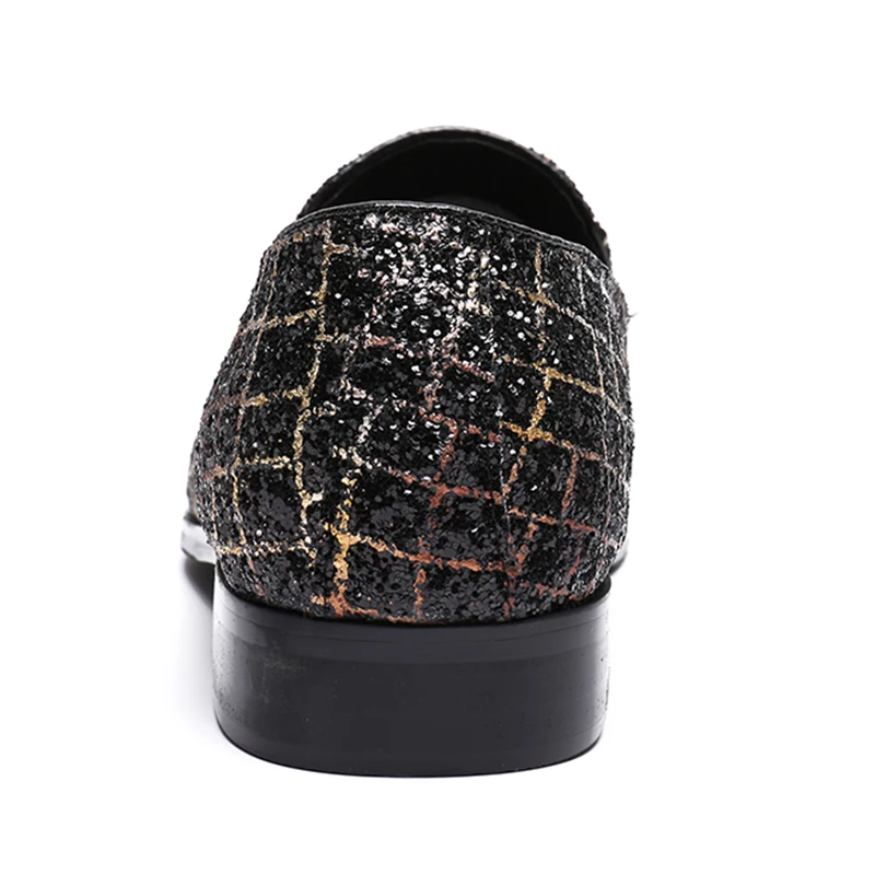 Christia Bella Fashion Genuine Leather Men's Gorgeous Sequins Shoes for Party Round toe Big size Men loafers Slip on Male Flats
Christia Bella Fashion Genuine Leather Men's Gorgeous Sequins Shoes for Party Round toe Big size Men loafers Slip on Male Flats