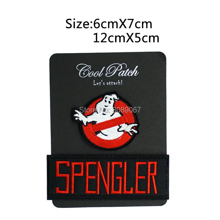 GHOSTBUSTERS без призрак фильм логотип Шпенглера название униформеный костюм с