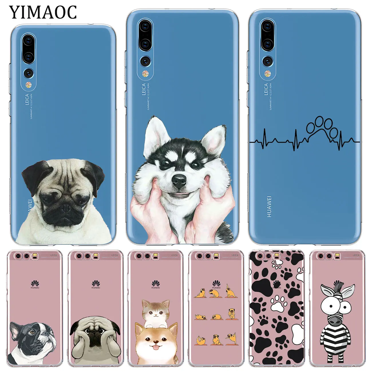 YIMAOC dog Paw Husky pug corgi Soft Silicone Phone Case for Huawei P30 P20 Pro P10 P8 P9 Lite 2017 2016 2015 P smart Z 2019
YIMAOC dog Paw Husky pug corgi Soft Silicone Phone Case for Huawei P30 P20 Pro P10 P8 P9 Lite 2017 2016 2015 P smart Z 2019