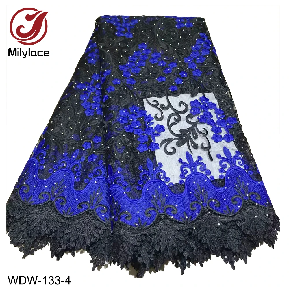 Milylace new African lace fabric 5 yards floral embroidery tulle lace fabric with stones Nigerian net lace for dresses WDW-133
Milylace new African lace fabric 5 yards floral embroidery tulle lace fabric with stones Nigerian net lace for dresses WDW-133