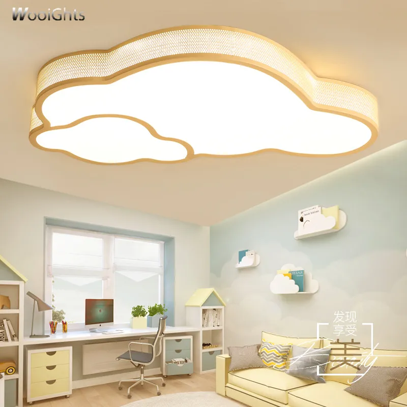 Wooights потолочные светильники с мультяшным облаком для детей детская комната
