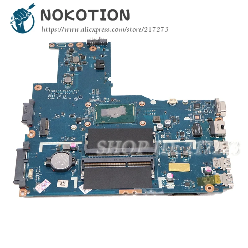 NOKOTION для lenovo Ideapad B40-70 материнская плата для ноутбука 14 дюймов SR1EB I7-4510U cpu ZIWB2 ZIWB3 ZIWE1 LA-B092P 5B20G46118
NOKOTION для lenovo Ideapad B40-70 материнская плата для ноутбука 14 дюймов SR1EB I7-4510U cpu ZIWB2 ZIWB3 ZIWE1 LA-B092P 5B20G46118