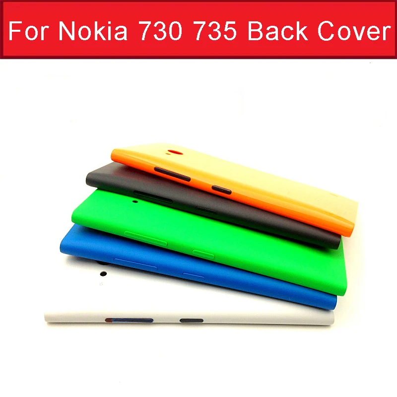 

Genuine Back Rear Cover For Nokia 730 735 Battery Housing Case For Lumia Nokia 735 730 Case Without Logo