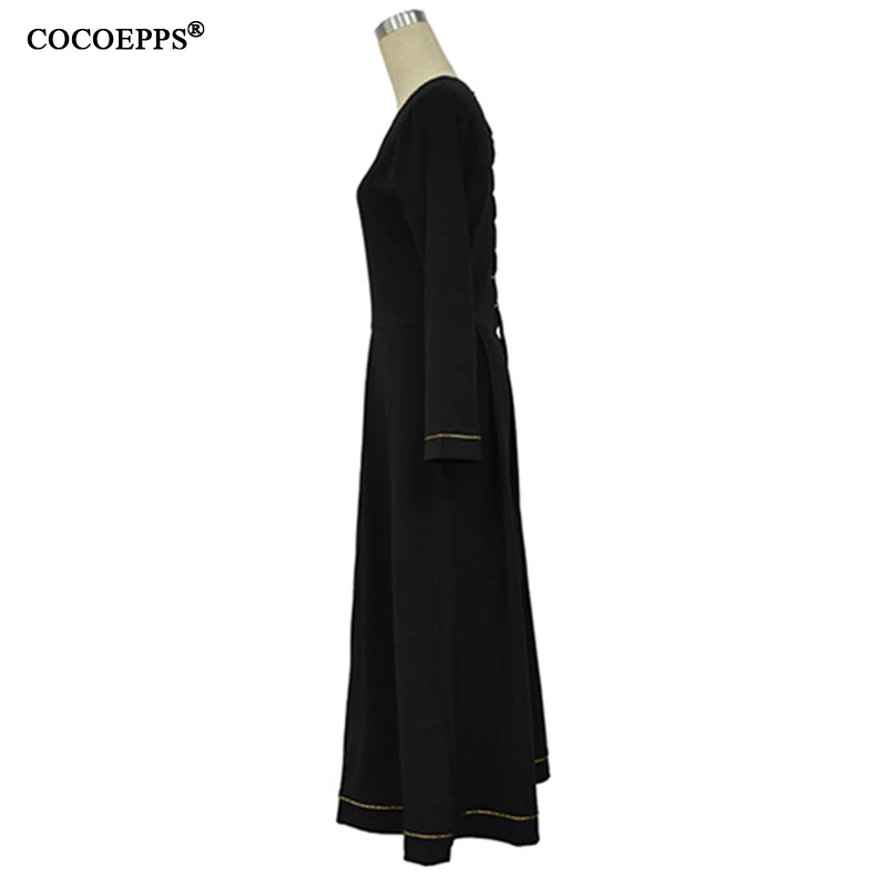 2019 Loose Plus Size Women Dress Big Size O-Neck Black Lace up Long Party Dresses Vintage Elegant Maxi Dress 4XL women clothing
2019 Loose Plus Size Women Dress Big Size O-Neck Black Lace up Long Party Dresses Vintage Elegant Maxi Dress 4XL women clothing