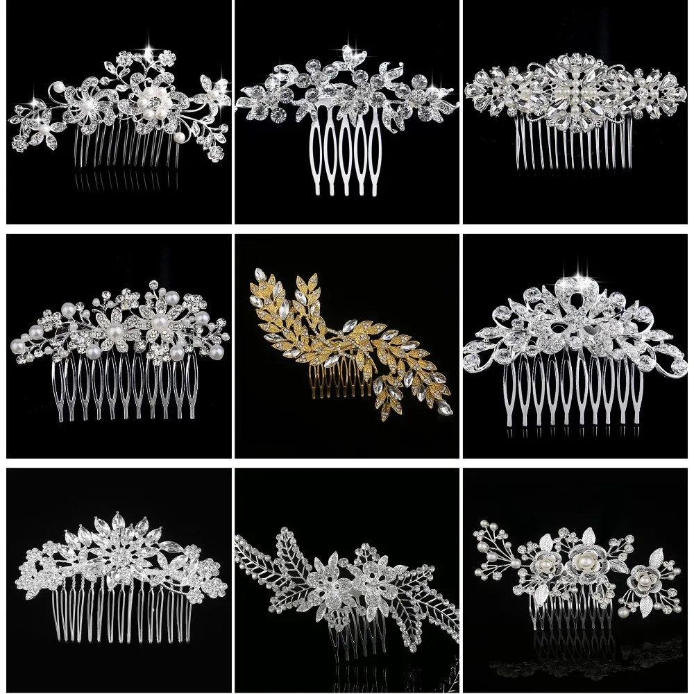JaneVini Luxury Wedding Crystal Hair Combs for Brides Rhinestone Women Hairpins Bridal Headpiece Hair Jewelry Accessories Pearl
JaneVini Luxury Wedding Crystal Hair Combs for Brides Rhinestone Women Hairpins Bridal Headpiece Hair Jewelry Accessories Pearl