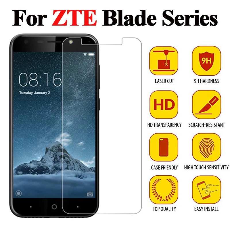 Защитное стекло для zte blade a510 v7 light lite v7lite a6 v6 v 7 v8 a520 a601 a 6 8 закаленное | Мобильные