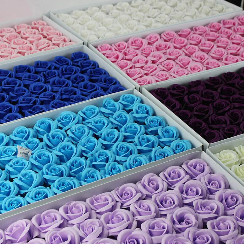 50PCS/Box 5CM Rose Soap Flower Head Wedding Valentine's Day Gift New Year Gift DIY Artificial Flowers Home Decor
50PCS/Box 5CM Rose Soap Flower Head Wedding Valentine's Day Gift New Year Gift DIY Artificial Flowers Home Decor