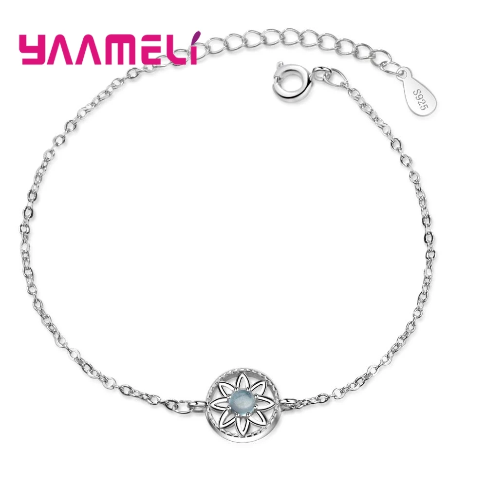 Best Quality Women Fashion Flower Pendant Bracelets 925 Sterling Silver Birthday Party Jewelry Gift For Girlfriends
Best Quality Women Fashion Flower Pendant Bracelets 925 Sterling Silver Birthday Party Jewelry Gift For Girlfriends