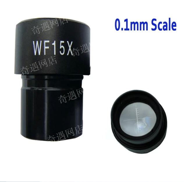 1pc WF15/13mm Wide Angle Optical Biological Microscope Eyepiece Lens 23.2MM with Graduated Scale Reticle Ruler 0.1mm
1pc WF15/13mm Wide Angle Optical Biological Microscope Eyepiece Lens 23.2MM with Graduated Scale Reticle Ruler 0.1mm