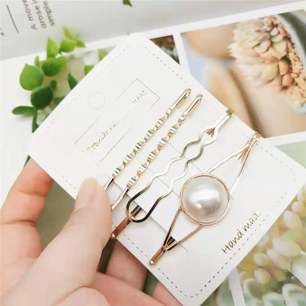 3Pcs/4Pcs Set Pearl Metal Hair Clip Hairband Comb Barrette Hairpin Headdress Accessories Beauty Styling Tools 2019 New Arrival
3Pcs/4Pcs Set Pearl Metal Hair Clip Hairband Comb Barrette Hairpin Headdress Accessories Beauty Styling Tools 2019 New Arrival