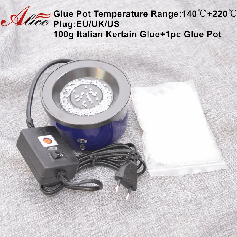 1pc Glue pot+100G Italian Keratin Glue Keratin glue bead hot pot/Glue stove Temperature control hair extension styling tools
1pc Glue pot+100G Italian Keratin Glue Keratin glue bead hot pot/Glue stove Temperature control hair extension styling tools