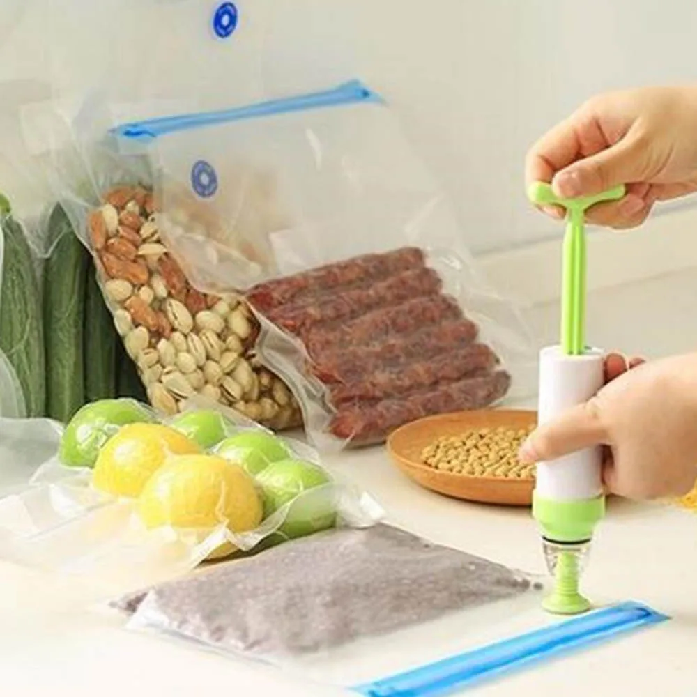 5PCS Handleiding Vacuumsealer Vacuumzak Handpomp Handheld Verpakkings Machine Voedsel Sous Vide Met Vacuum Ziplock Tassen Bags
5PCS Handleiding Vacuumsealer Vacuumzak Handpomp Handheld Verpakkings Machine Voedsel Sous Vide Met Vacuum Ziplock Tassen Bags
