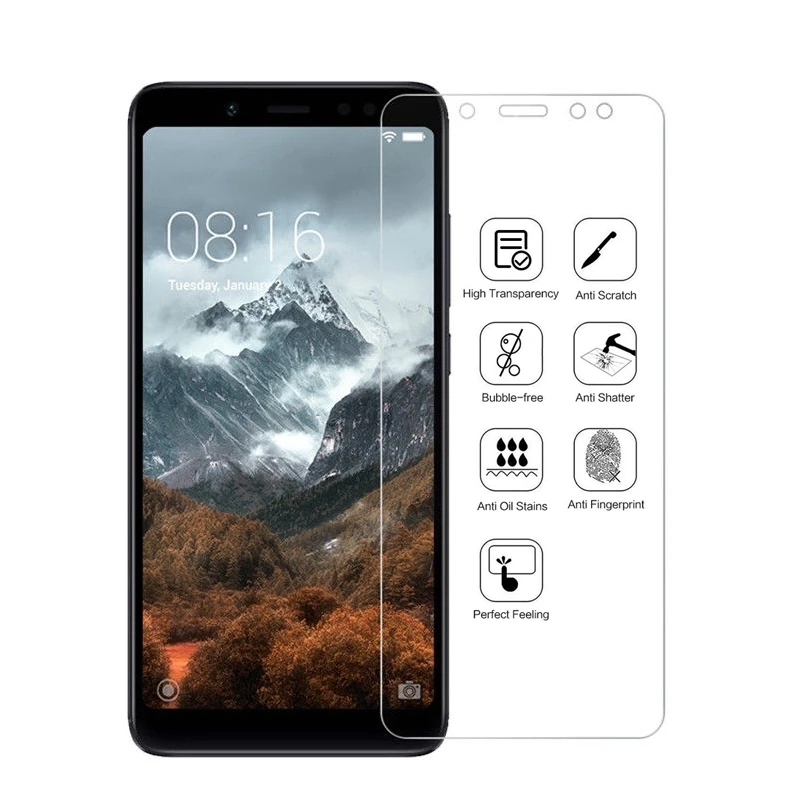 2.5D 9H Premium Tempered Glass for Xiaomi Redmi Note 5 Screen Protector for Redmi Note5 Protective Glass Note 5 Toughened Film
2.5D 9H Premium Tempered Glass for Xiaomi Redmi Note 5 Screen Protector for Redmi Note5 Protective Glass Note 5 Toughened Film