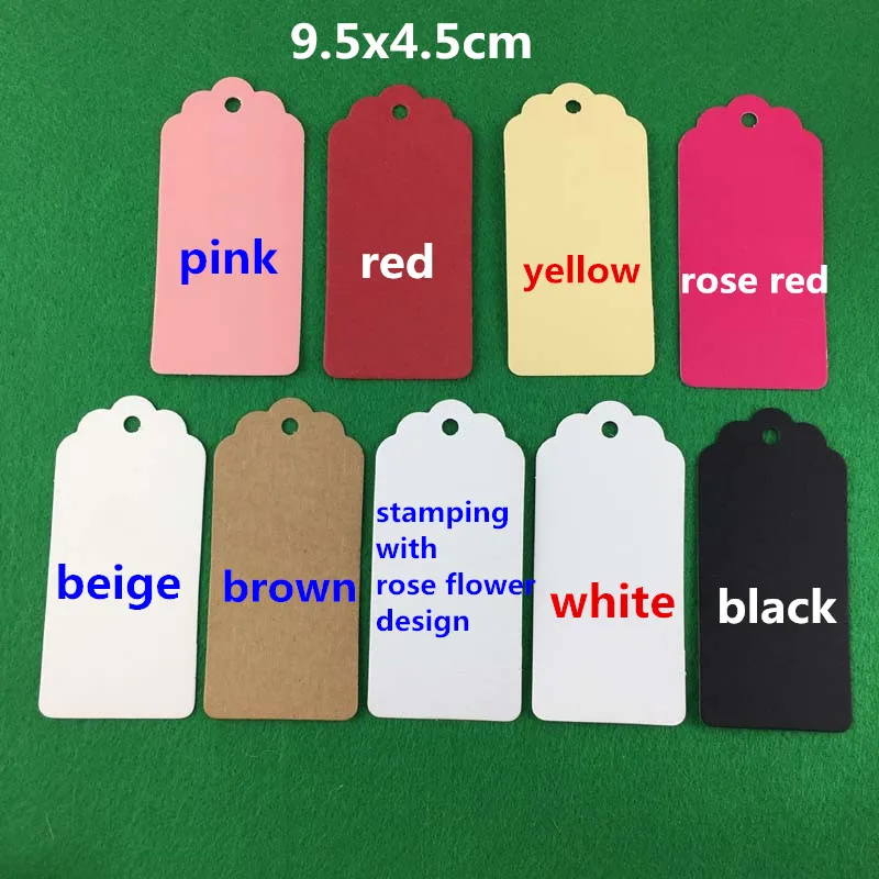 200PCS Paper Price Tags 9 Colors Gift Tag Blank Hang Tags Kraft paper Cards DIY Gift Tags for Handmade cake/garment/Gift/Box/Toy
200PCS Paper Price Tags 9 Colors Gift Tag Blank Hang Tags Kraft paper Cards DIY Gift Tags for Handmade cake/garment/Gift/Box/Toy