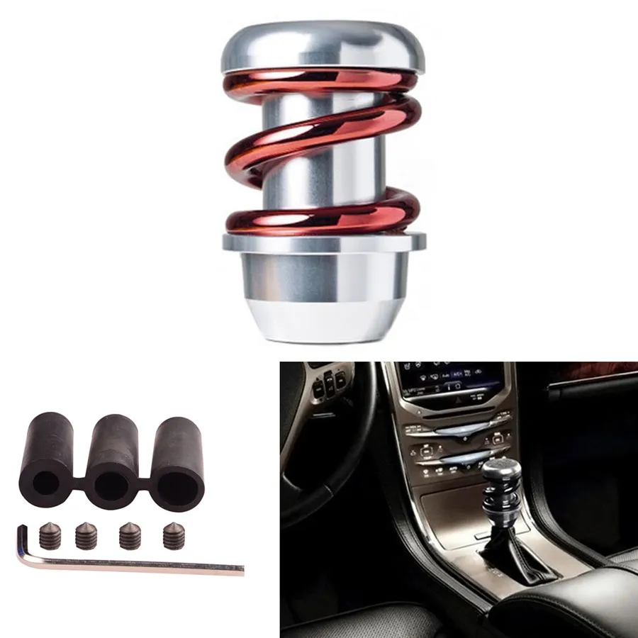 4Colors Metal Shift Lever Knob Alloy Aluminum Car Spring Gear Shift Knob Shifter Lever Automobile Shifter Manual Transmission
4Colors Metal Shift Lever Knob Alloy Aluminum Car Spring Gear Shift Knob Shifter Lever Automobile Shifter Manual Transmission