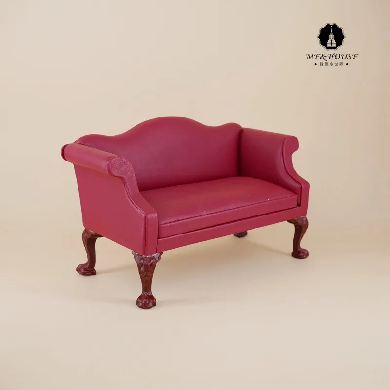1/6 Scale Dollhouse miniature Furniture toy European Style Leather Sofa Couch Chair Model for dolls Decor Accessories
1/6 Scale Dollhouse miniature Furniture toy European Style Leather Sofa Couch Chair Model for dolls Decor Accessories