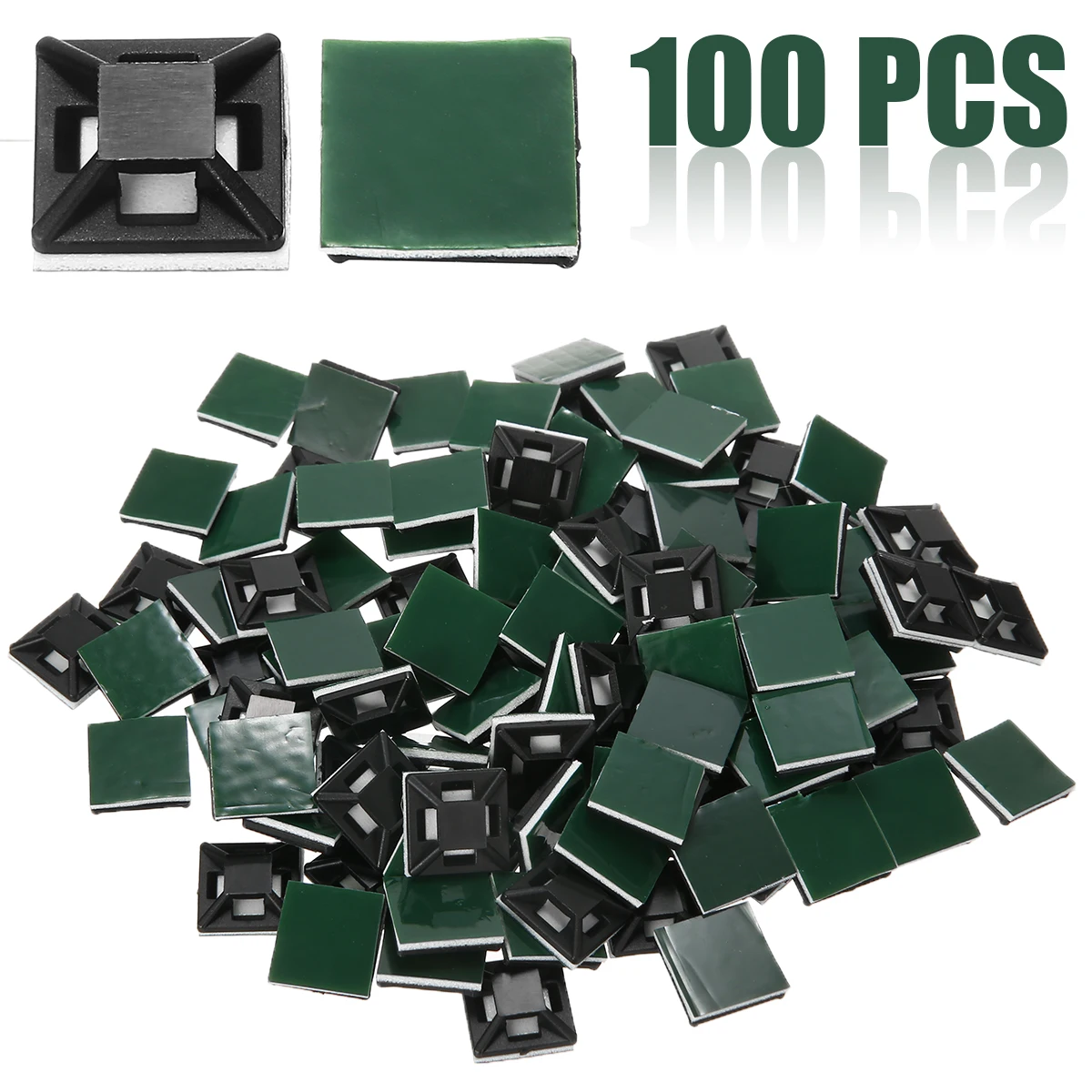 100PCS Cable Base Mounts Self Adhesive Cable Wire Zip Tie Mounts Bases Wall Holder Fixing Seat Clamps Sticky Socket 12.5mm
100PCS Cable Base Mounts Self Adhesive Cable Wire Zip Tie Mounts Bases Wall Holder Fixing Seat Clamps Sticky Socket 12.5mm