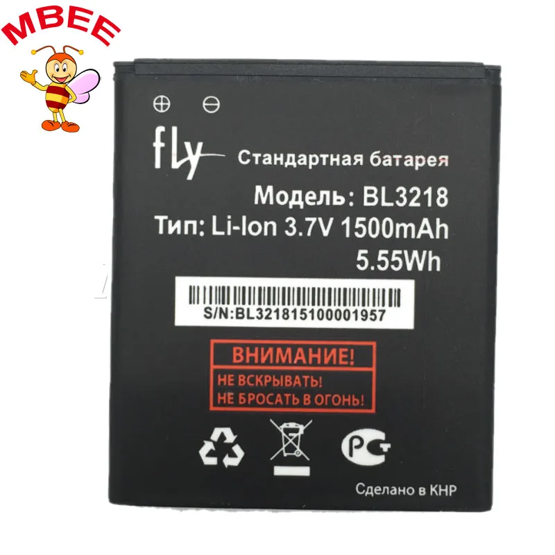 100% New Original High Quality 1500mah For Fly BL3218 3218 Battery Phone Replacement Accumulator
100% New Original High Quality 1500mah For Fly BL3218 3218 Battery Phone Replacement Accumulator