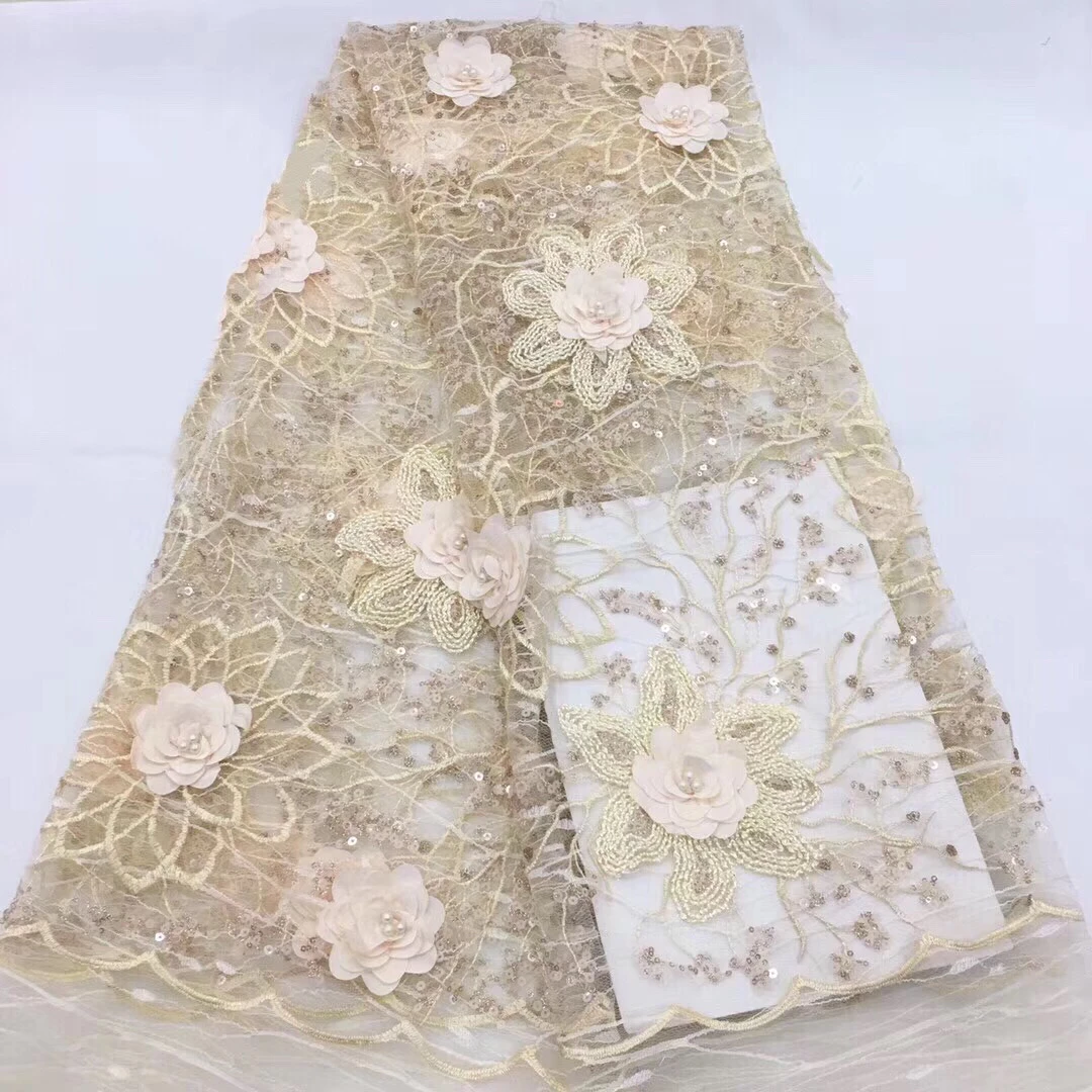Latest African Lace With Sequins 3D Lace Fabric For Wedding Nigerian French Tulle Lace Fabric With Beades and Sequins LCD970B
Latest African Lace With Sequins 3D Lace Fabric For Wedding Nigerian French Tulle Lace Fabric With Beades and Sequins LCD970B